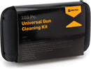 HILTEX 61087 Universal Hand Gun Cleaning Kit, 103 Piece, Storage Case, Maintenance Brushes & Mops to Clean Rifle Parts, Rods, Pistol Parts, & Shotgun Parts in Most Firearms, 9mm Handguns & 22 Rifles