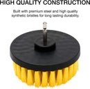 NEIKO 00321A Drill Brush Set, 9-Piece All-Purpose Scrub Brush for Cleaning & Car Detailing Attachments, Scrub Brushes with Extended-Reach, Drill Brush Attachment, Tile Brush Cleaner, Power Scrubber