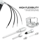 Tooluxe 61077L Multi-Function Grease Gun and Lubrication Accessory Kit