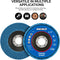 NEIKO 11118A 10 Pack Zirconia Flap Discs 4-1/2 for Angle Grinder, 80 Grit Flapper Wheel, Flat T27 Grinding Wheel 4.5 Inch Flap Disc, 7/8" Arbor Grinding Disc, Flap Wheel for Wood & Metal Sanding