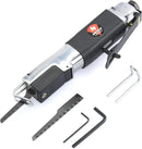 NEIKO 30065A 1/4" Air Saber Body Saw 10,000 RPM 2 Air Saw Blades for Cutting Aluminum, Plastic, Fiberglass, & Sheet Metal ¼” NPT Air Inlet 90 PSI 6 CFM Pneumatic Tool, Mini Reciprocating Saw