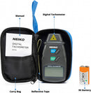 NEIKO 20713A Digital Tachometer, Noncontact Laser Photo Sensor with 2.5 to 99,999 RPM Accuracy, RPM Gauge Marker with Batteries Included