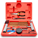 TOOLUXE 50003L Universal Heavy Duty Tire Repair Kit | 57 Piece Value Pack | Fix Punctures and Plug Flats | Ideal for Cars, Trucks, Motorcycle, ATV, Jeeps, Off Road Vehicles, RV, Tractors