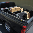 TOOLUXE 50969L Adjustable Cargo Net | 3’ x 5’ | 36’ x 60’ | Bungee Net | 16 Sturdy Nylon Hooks | Ideal for Load Hauling, Moving and Camping | Tailgate, Bike Racks, Load Securing