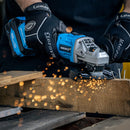 NEIKO 10881A Cordless Angle Grinder, 4 1/2-Inch Grinder with Variable Speed, 20V 4.0A Li-ion Rechargeable Battery, Powerful 8,000 rpm Brushless Motor, Grinders Power Tools, Cordless Grinder Tool
