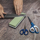 NEIKO 54003A Whetstone | Knife Sharpening Stone | 3000 & 8000 Grit, Fine Detail | Premium & Highly Durable Corundum Stone | 2 Side Water Stone, Scissor, Blade, Kitchen Knife Sharpener Wet Stone…