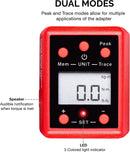 NEIKO 20743A 3/4”-Inch Digital Torque Adapter, 150-750 ft-lb, Digital Torque Wrench Converter/Torque Wrench Adapter, Alerts Torque Setting, Calibrate Digital and Analog Torque Wrenches