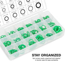 NEIKO 50445A Rubber O-Ring Assortment Set, Buna-N Gasket Sealing Rings and Replacement O-Rings, Includes SAE and Metric Sizes, 270-Piece Kit