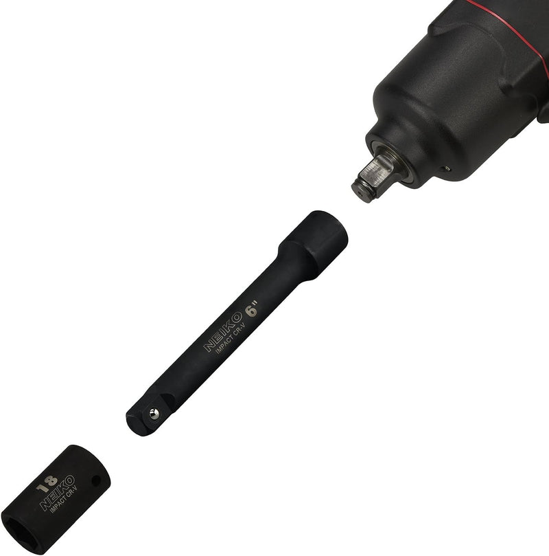 1/4-Inch Drive Cr-V Socket Extension Bar – 2/3/4/5/6/10/14 Inch Lengths, Taiwan Made