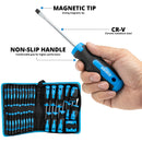 NEIKO 01379A Master Screwdriver Set, 32 Piece Magnetic Precision Screwdrivers, Phillips, Flathead, Slotted, and Torx Drivers, Includes Magnetizer and Demagnetizer, Small Magnetic Screwdrivers