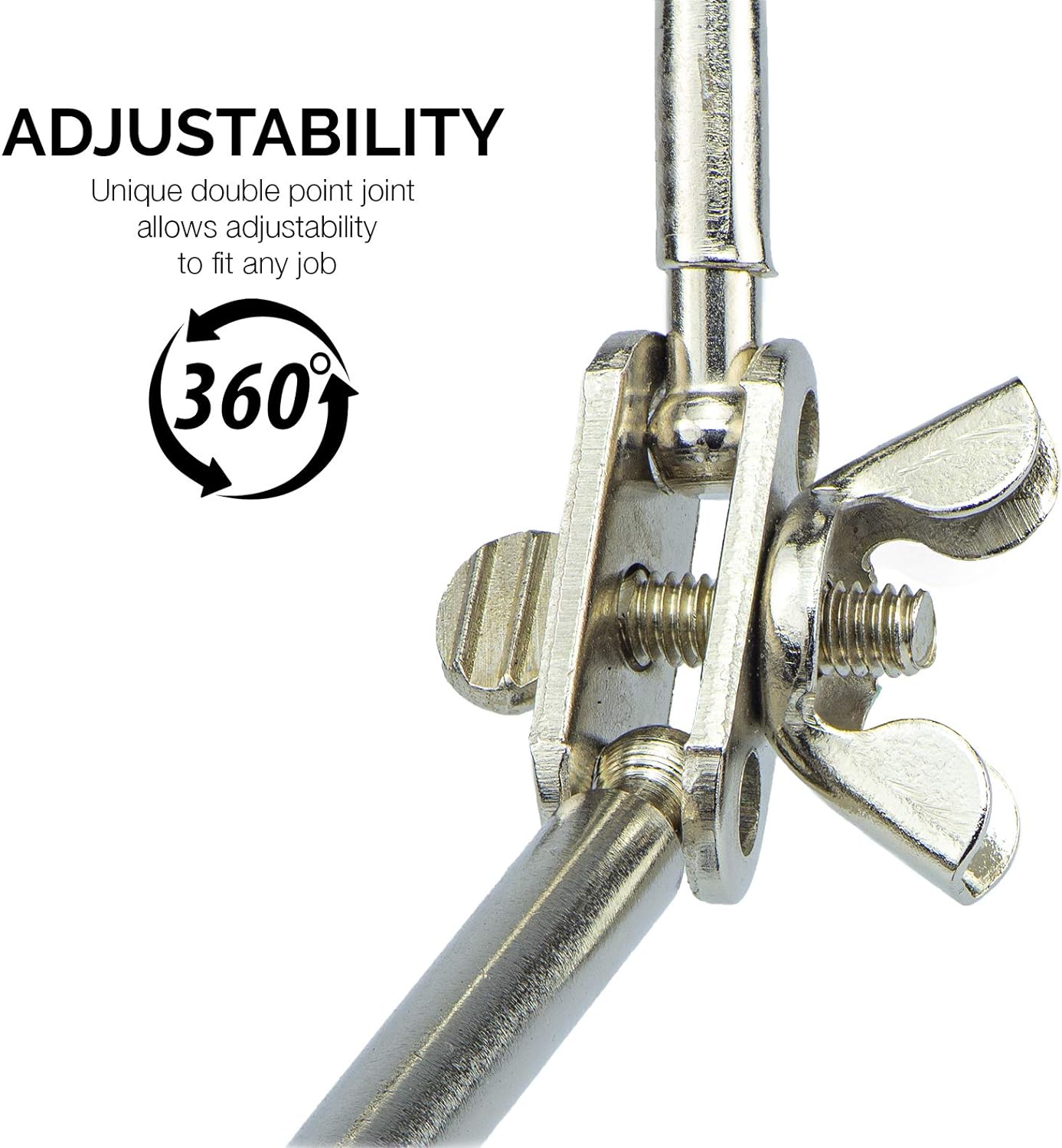 Adjustable Helping Hand with Magnifying Glass, Third Hand Solder Aid