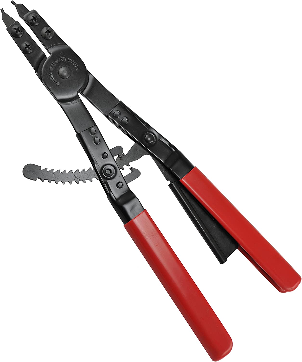 Heavy-Duty 16" Snap Ring Plier Set — Internal & External, Interchangeable Tips (2-Piece)
