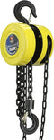 NEIKO 02183A Manual Chain Hoist | 1 Ton/2000 lbs Capacity | 20’ Lift | 2 Hooks | Manual Hand Lift Steel Chain Block Hoist
