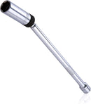 Neiko 02292A 3/8" Drive x 5/8" Magnetic Spark Plug Socket, 360 Degree Swivel | Long 11-Inch Length Extension | Cr-V Steel