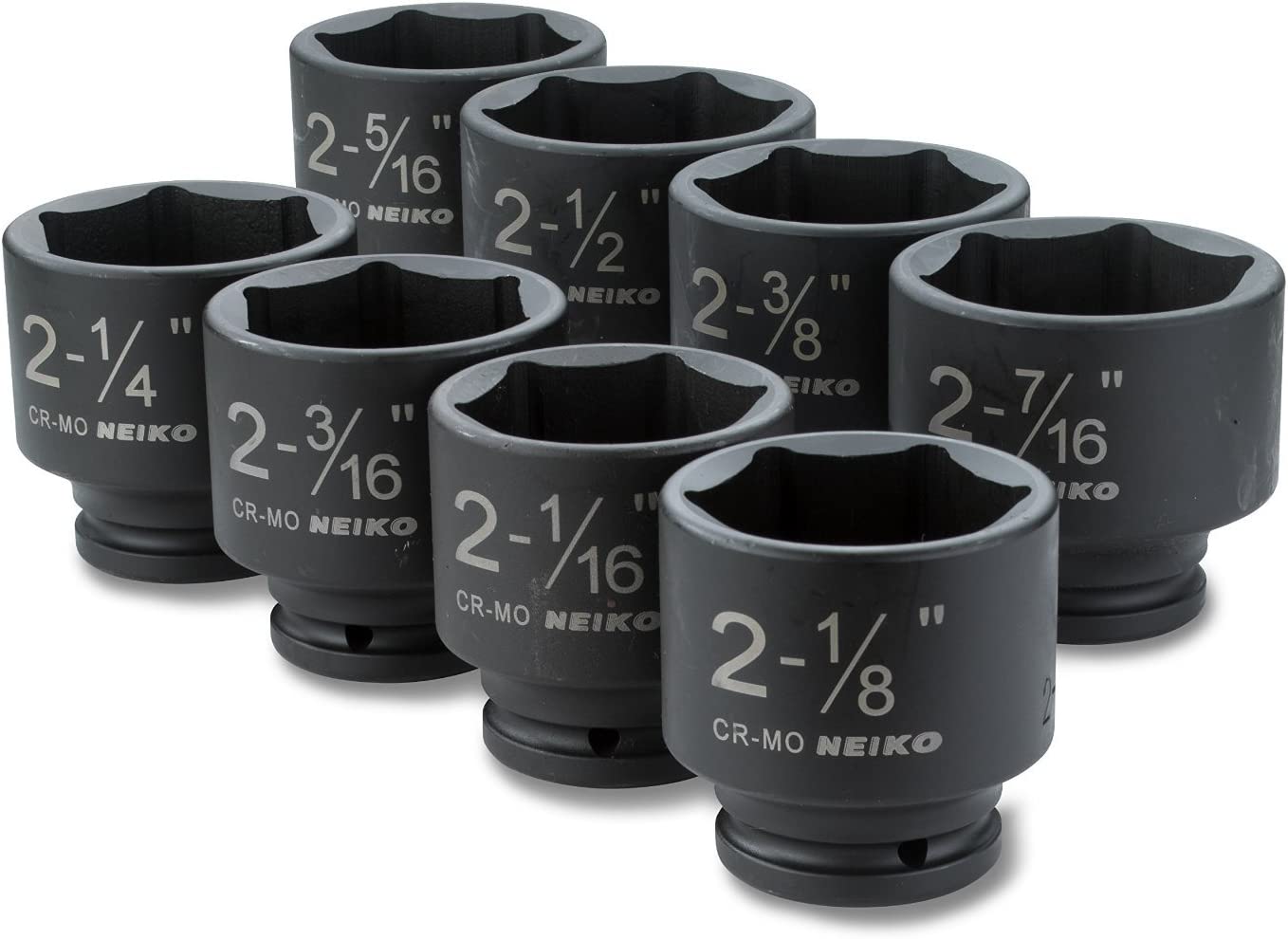 3/4" Impact Socket Set, 3/4” Drive, 8 PC Jumbo Sockets