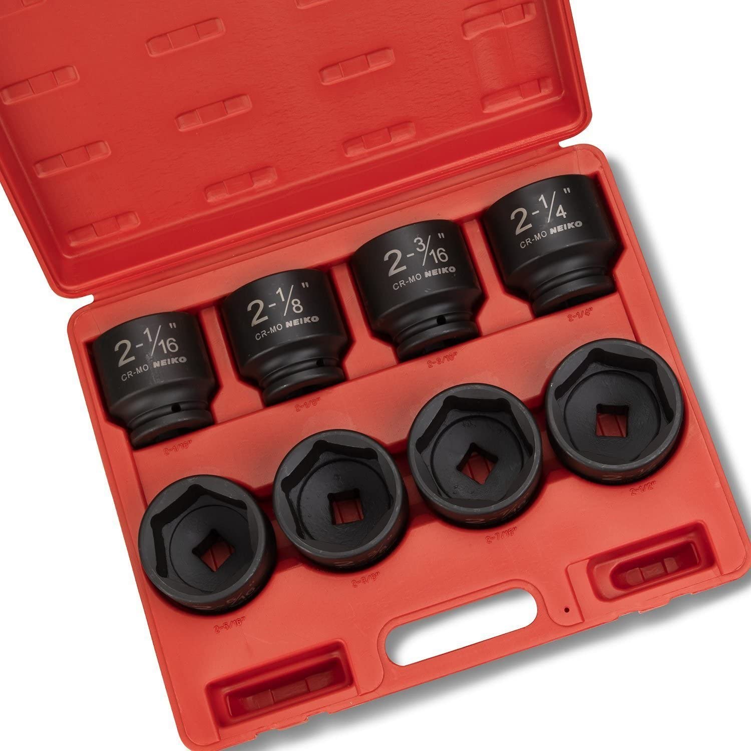 3/4" Impact Socket Set, 3/4” Drive, 8 PC Jumbo Sockets