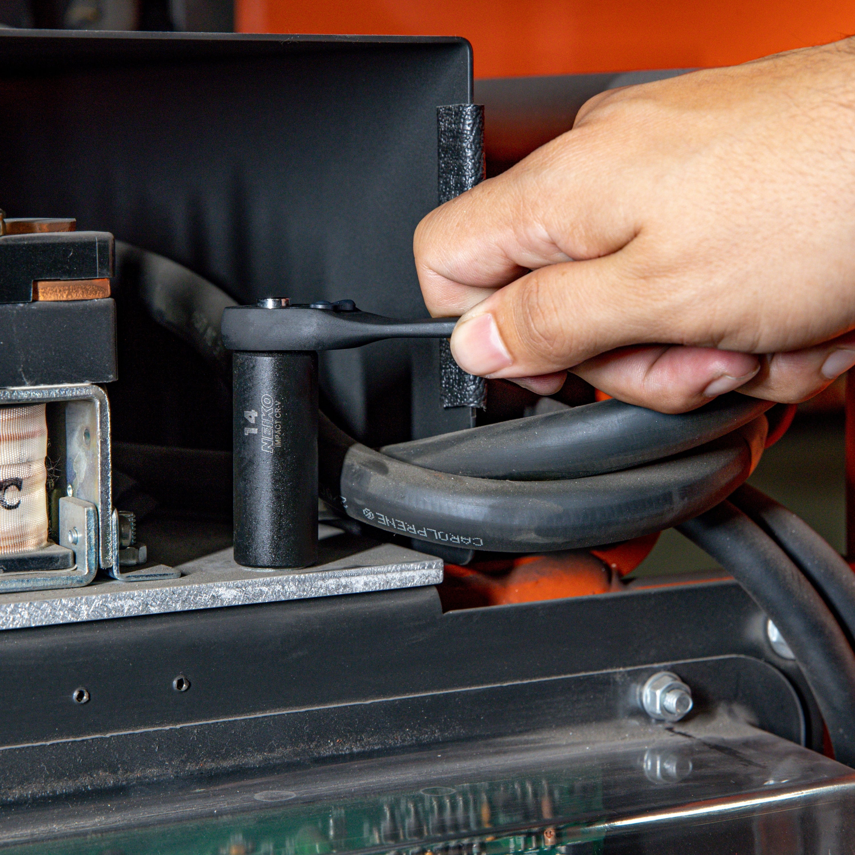 1/4" Drive Impact Socket Set, 30 Piece, Metric Sizes 4 – 15 MM, Deep & Shallow Sockets