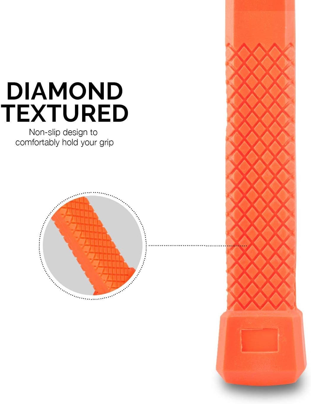 2 lb Dead Blow Hammer – Unibody Molded, Checkered Grip