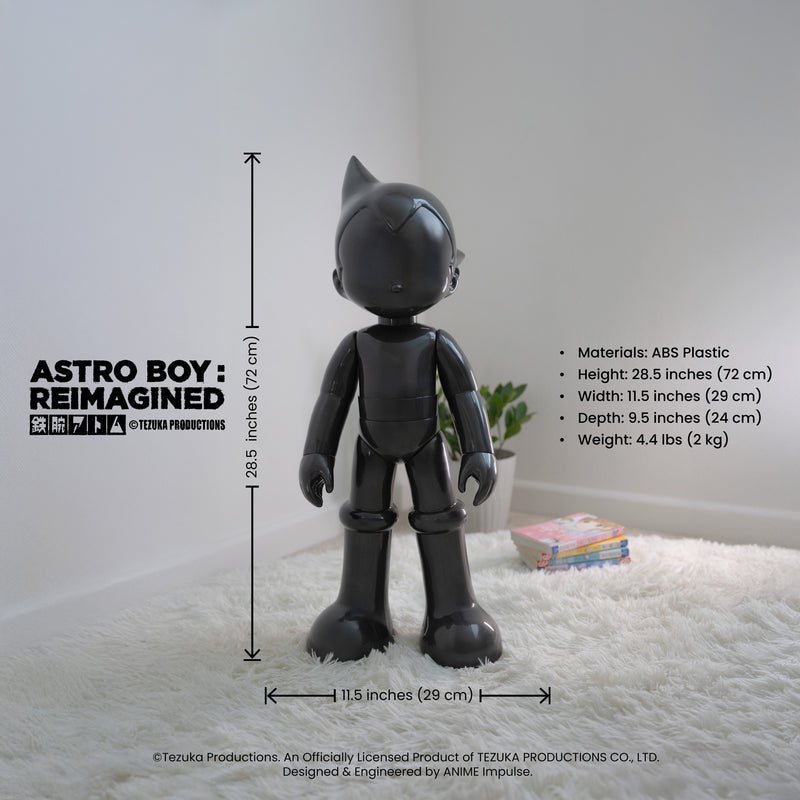 ASTRO BOY: REIMAGINED GunMetal Gray (1000%) Officially Licensed, Collectible Astroboy Figure by Anime Impulse x Tezuka Productions, Exclusive Limited Edition