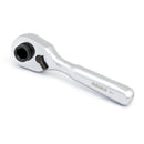 Neiko 03002A Stubby Ratchet, 1/4 Inch Ratchet Wrench and Bit Driver, 108-Tooth Reversible Ratchet, 3.3 Degree, Mini 1/4 Ratchet Drive, Oval Head Wrench, CR-V Steel Quarter Inch Small Ratchet Wrench