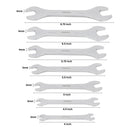 Neiko 03581A Super Thin Wrench Set, 3-4mm Thick, 7 Piece, Metric Sizes 6-19mm