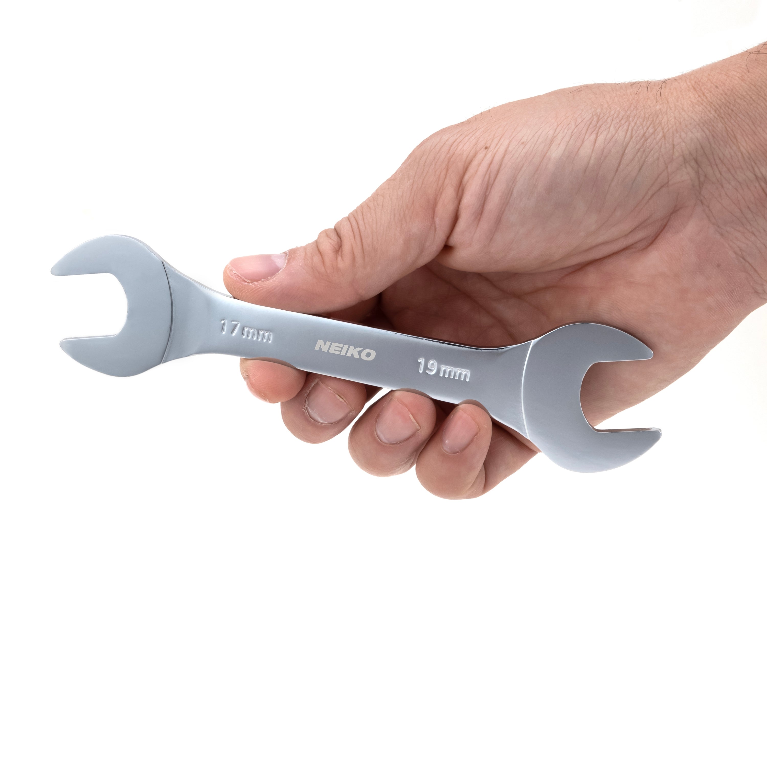 Super Thin Wrench Set, 3-4mm Thick Metric Sizes 6-19mm (7-Piece)