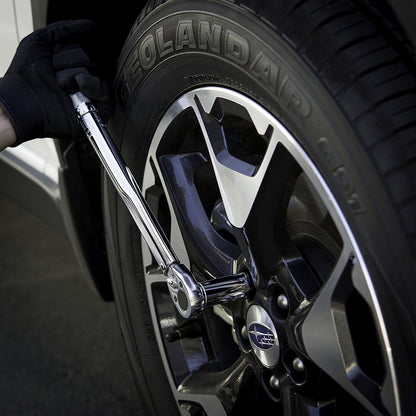 3/8” Drive Adjustable Click Torque Wrench – SAE, 10–80 ft-lb, Cr-V Steel