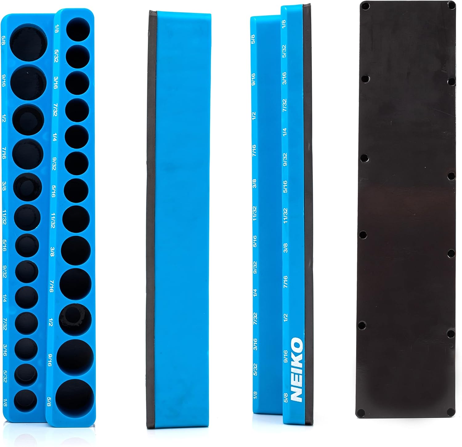 Magnetic Socket Holder – 1/4” Drive, SAE (1/8”–5/8”), Shallow & Deep Sockets