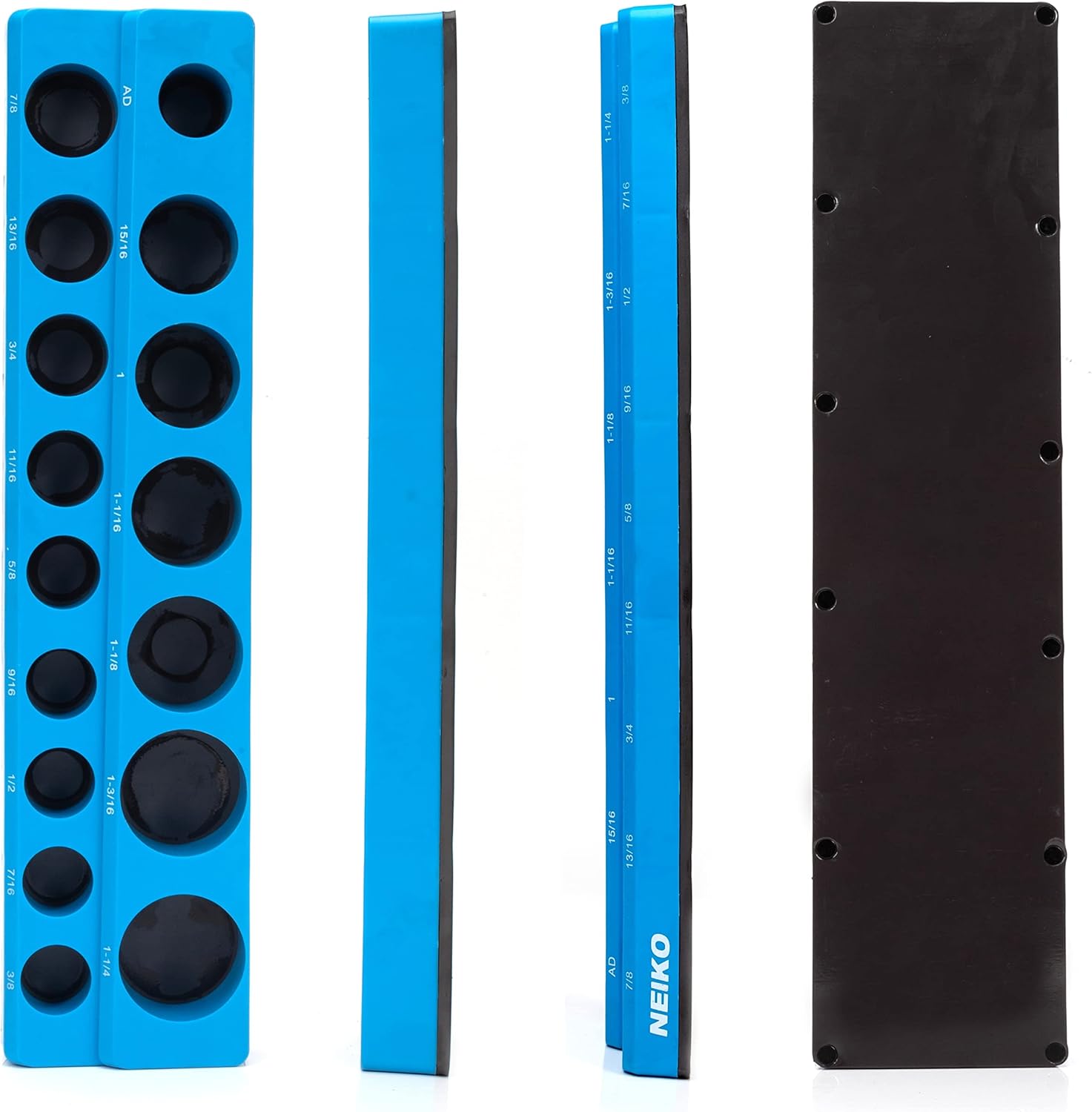 Magnetic Socket Holder – 1/2” Drive, SAE (3/8”–15/16”), Shallow & Deep Sockets