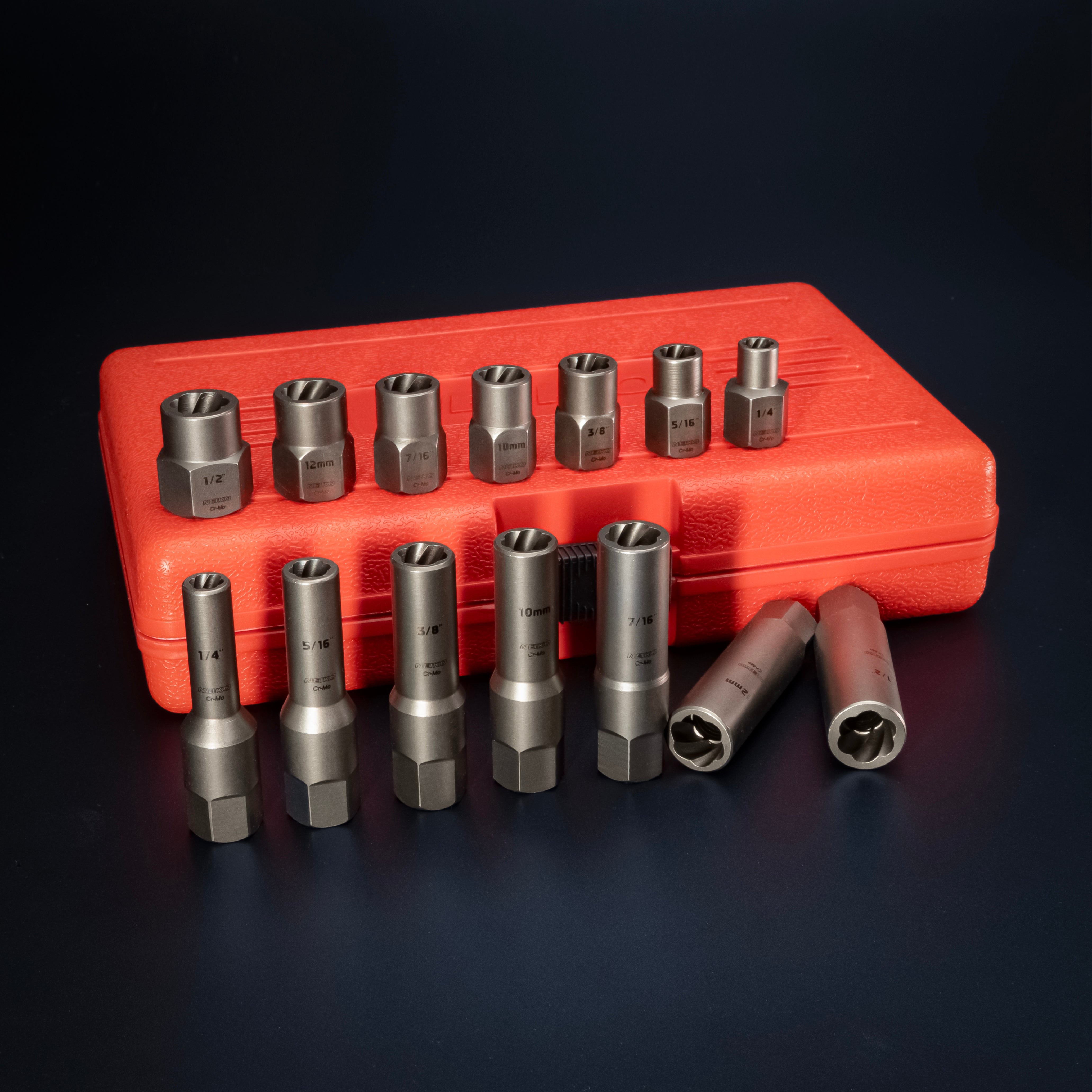 NEIKO Impact Bolt & Nut Extractor Socket Set – Deep & Sha – NEIKO®