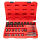 NEIKO 04208A Master Screw, Nut, & Bolt Extractor, 36 Piece Lug Nut Removal Tool, 3/8 Dr., Deep and Shallow Stripped Bolt Extractor Socket Set, Rounded Bolt Removal tool, Nut Remover Socket Set, CR-Mo