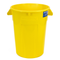 MAGNUM 32 Gallon Trash Can, High-Vis Yellow, Construction Grade, Heavy Duty Plastic, Jobsite Ready for Handling and Holding Garbage CMTC-C000-32Y01 (1 Pack)