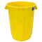 MAGNUM 55 Gallon Trash Can, High-Vis Yellow, Construction Grade, Heavy Duty Plastic, Jobsite Ready for Handling and Holding Garbage CMTC-C000-55Y01 (1 Pack)
