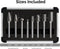 Neiko® 10032A 1/4-Inch Shank Rotary Burr Set Made of Double Cut Carbide | 8-Piece Set