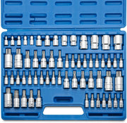 Master Torx Bit Socket & External Torx Socket Set, S2 & CrV Steel (60-Piece)