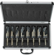 Silver & Deming Industrial Drill Bit Set – Multi-Size, 1/2” Shank (8-Piece)