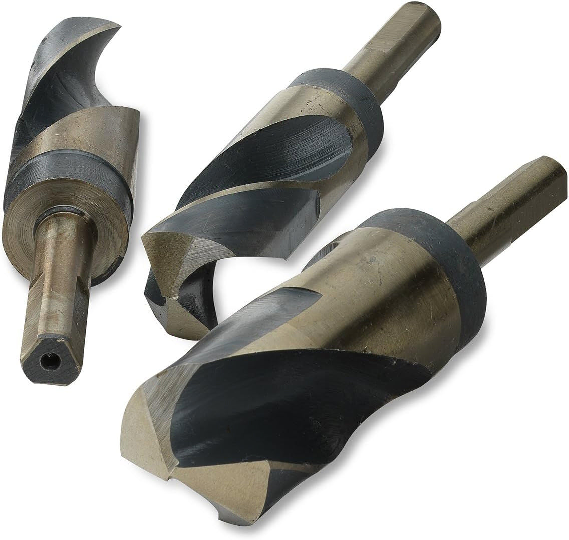 Silver & Deming Industrial Drill Bit Set – Multi-Size, 1/2” Shank (8-Piece)
