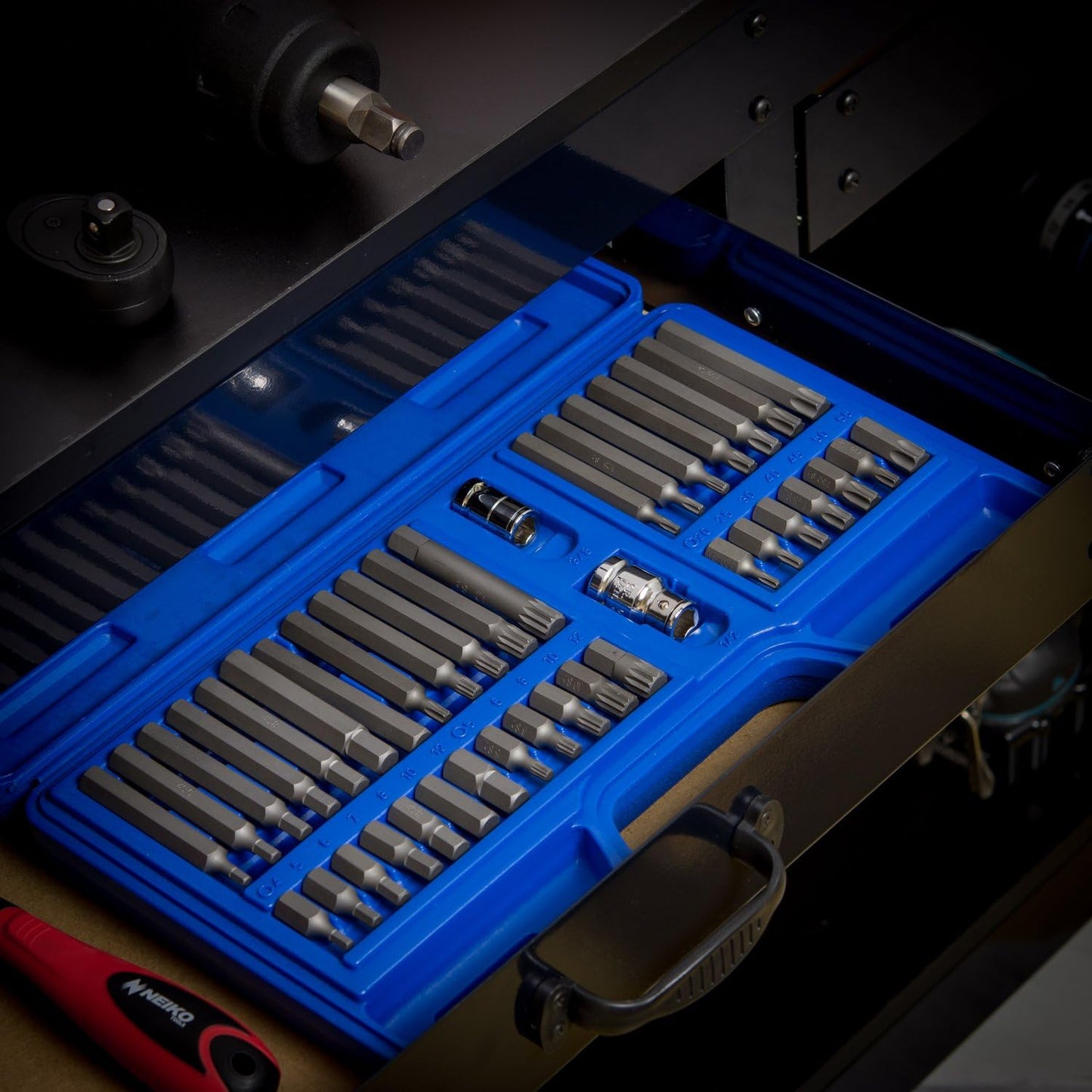 Combination Socket Bit Set – XZN, Hex & Torx (40-Piece)