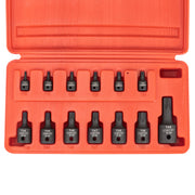 Impact Torx Bit Socket Set, 1/4", 3/8", & 1/2" Drive, 6 Point Star Sockets
