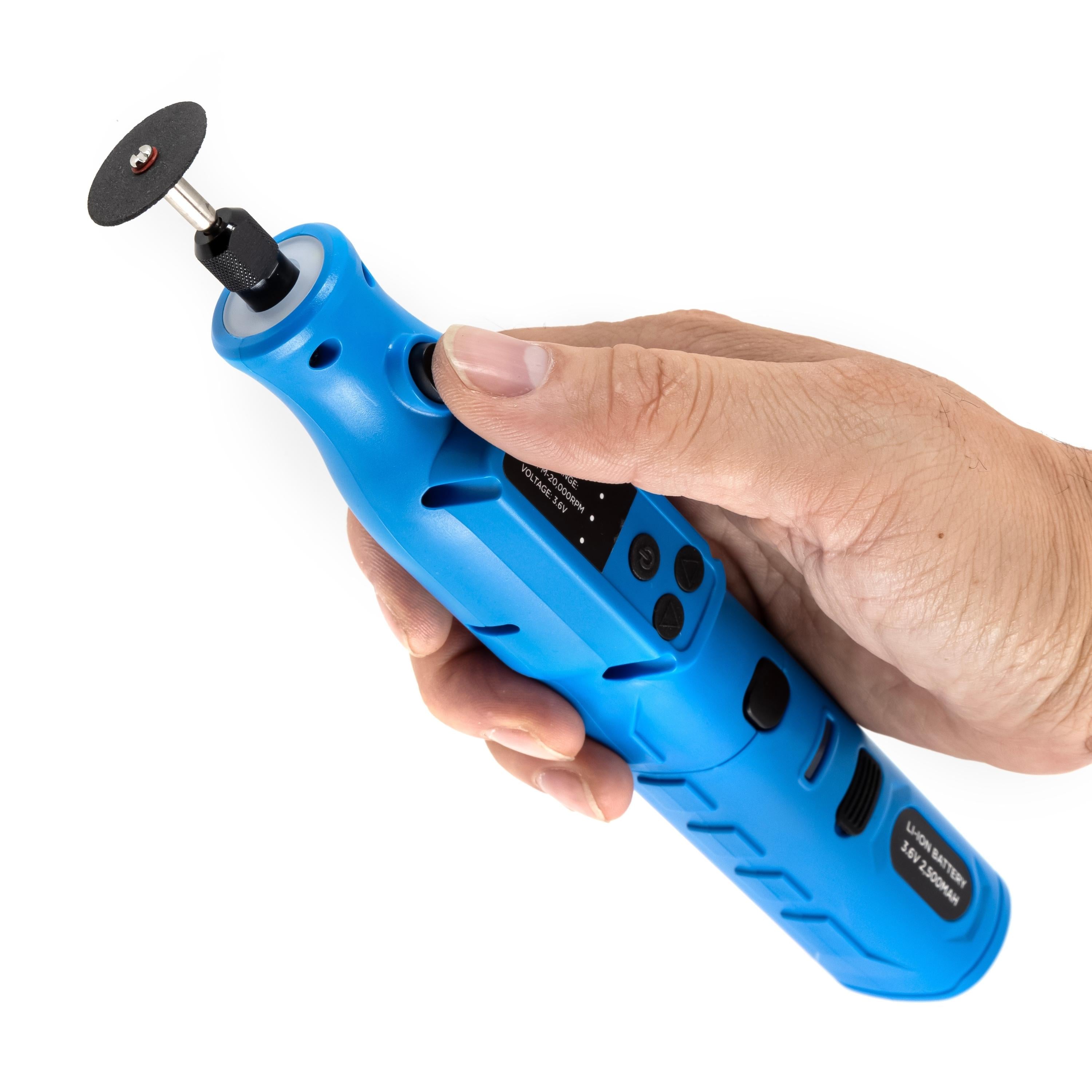 3.6V Cordless Rotary Tool Kit – Engraving, Grinding & Sanding (46-Piece)