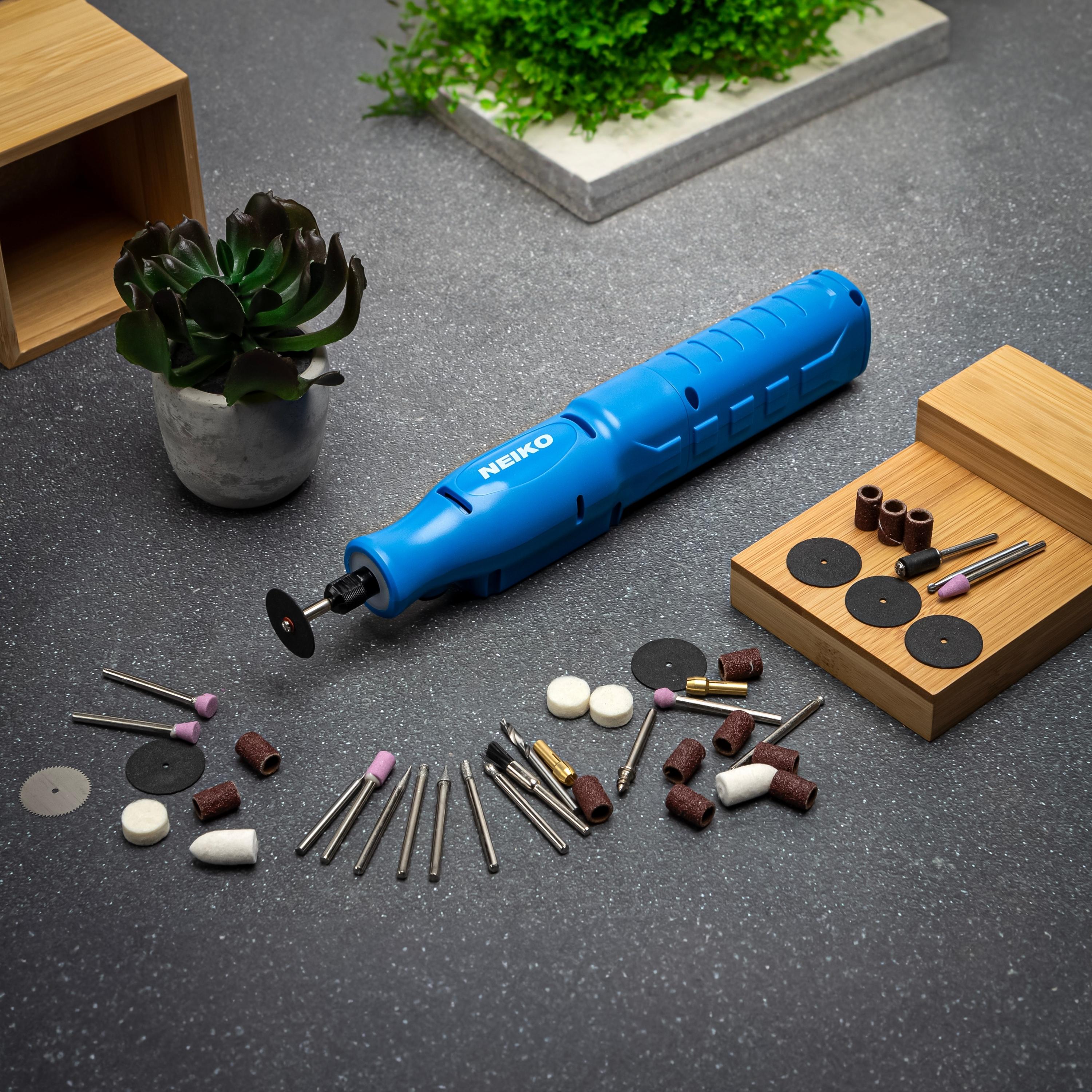 3.6V Cordless Rotary Tool Kit – Engraving, Grinding & Sanding (46-Piece)