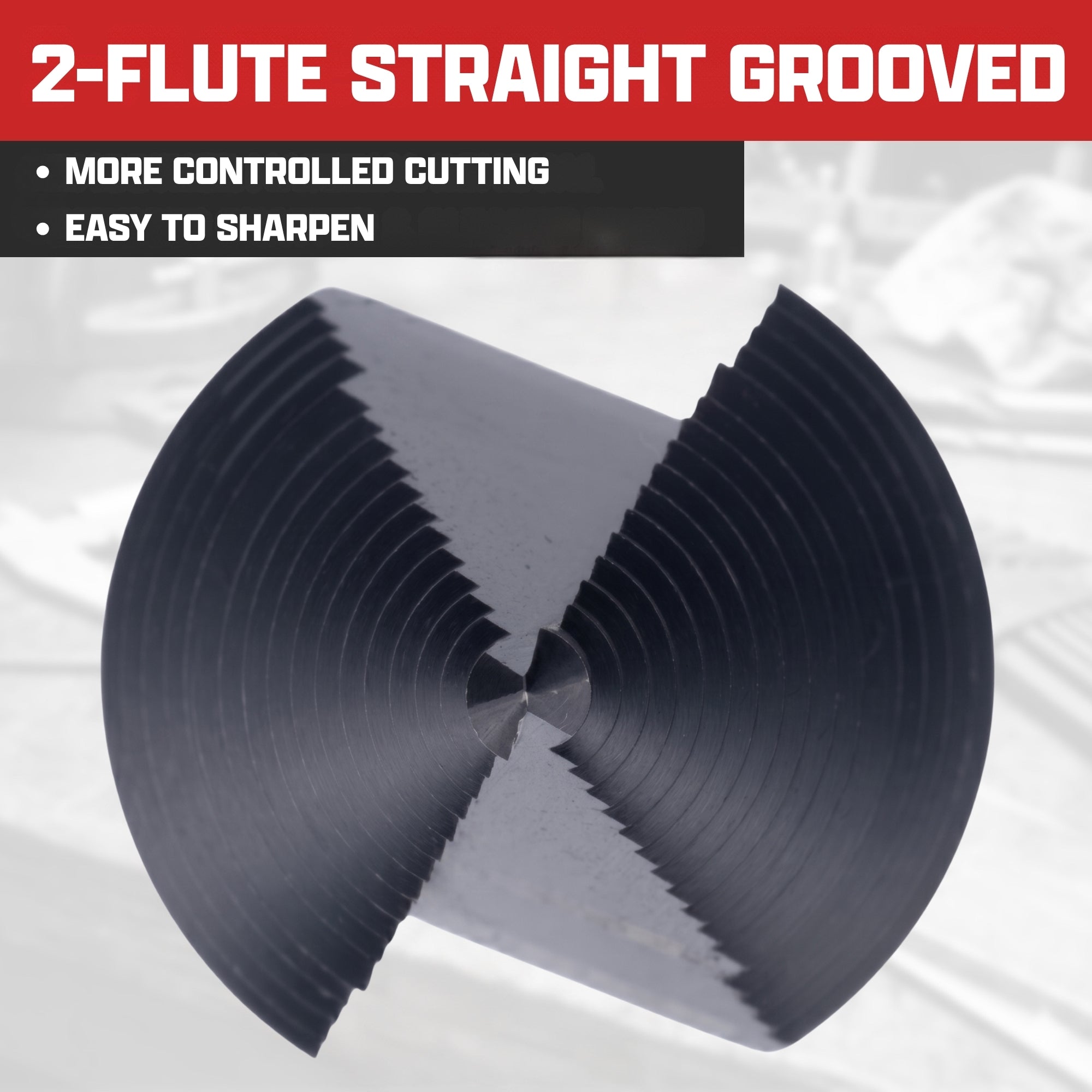 NEIKO 10626B Step Drill Bit, 2 Steps 7/8" to 1-1/8" Straight M35 Cobalt, AlTiSiN Coated, 3/8" Tri-Flat Step Bits for Steel, Metal, Wood, Plastic, Unibit Cone Drill Bits, Two Flute