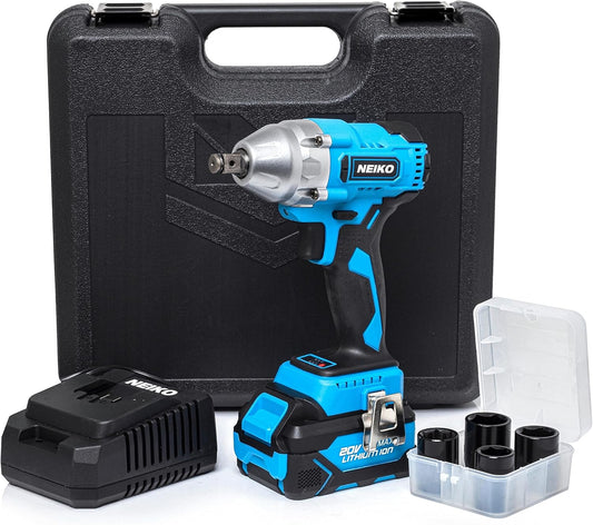 20V Brushless Cordless Impact Wrench – 1/2” Drive, High Torque