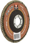 NEIKO 11107A 10 Pack Aluminum Oxide Flap Discs 4-1/2 for Angle Grinder, 60 Grit Flapper Wheel, Flat T27 Grinding Wheel 4.5 Inch Flap Disc, 7/8" Arbor Grinding Disc, Wood & Metal Sanding