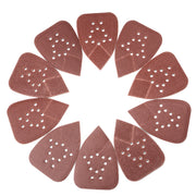 Hook & Loop Mouse Sandpaper Assortment 60, 80, 120, 150 (50-Piece)