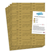 NANOLAP PSA Microfinishing Film 80 Micron (180 Grit) Adhesive Polishing Paper (5-Piece)