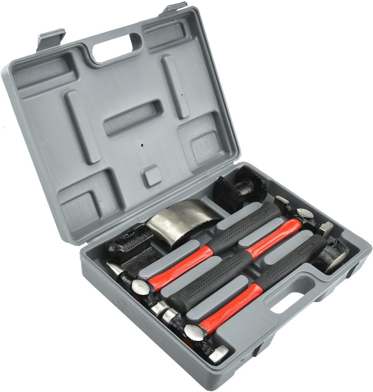 Heavy Duty Auto Body Hammer & Dolly Kit (7-Piece)