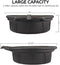 NEIKO 20762A Oil Drain Pan | Black Plastic Anti Splash | Motor Oil Drip Catcher Pan | 2 Gallon (8L) Capacity