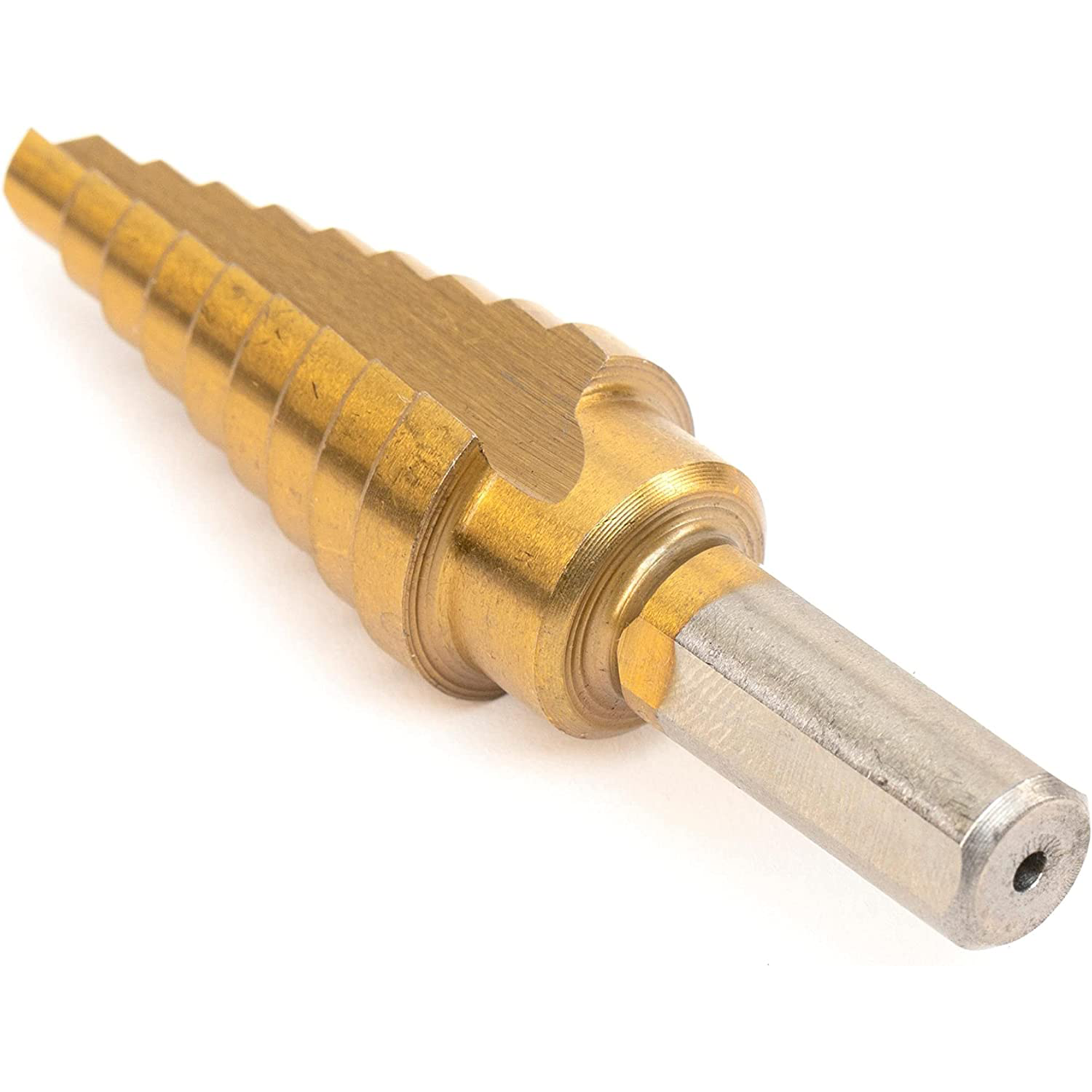 Titanium Step Drill Bit — 9 Sizes, 1/4"–3/4", HSS Alloy Steel