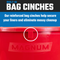 MAGNUM 32 Gallon Trash Can, High-Vis Red, Construction Grade, Heavy Duty Plastic, Jobsite Ready for Handling and Holding Garbage CMTC-C000-32R05 (5 Pack)
